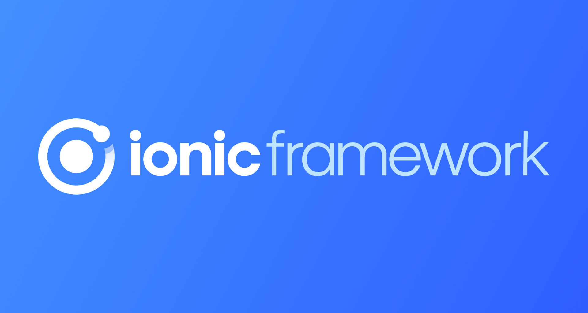 Logo de Ionic Framework pour application mobile hybride